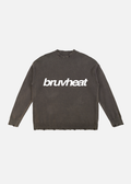 Austin Vintage Washed Grey Hand-Frayed Sweater