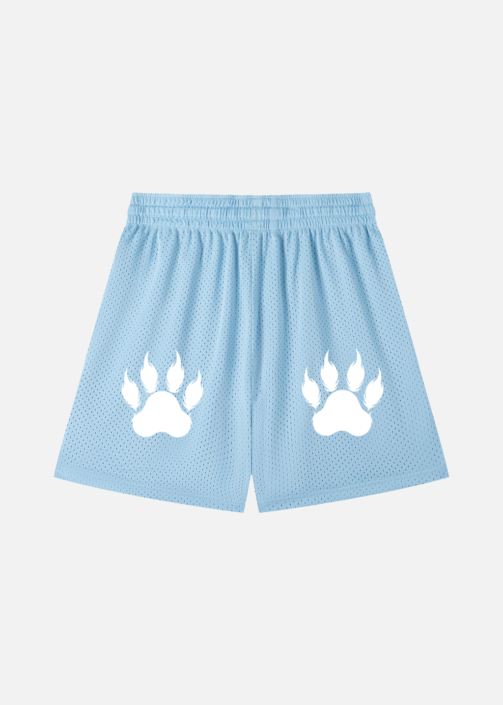 Brody Sky Blue Mesh Drawstring Shorts
