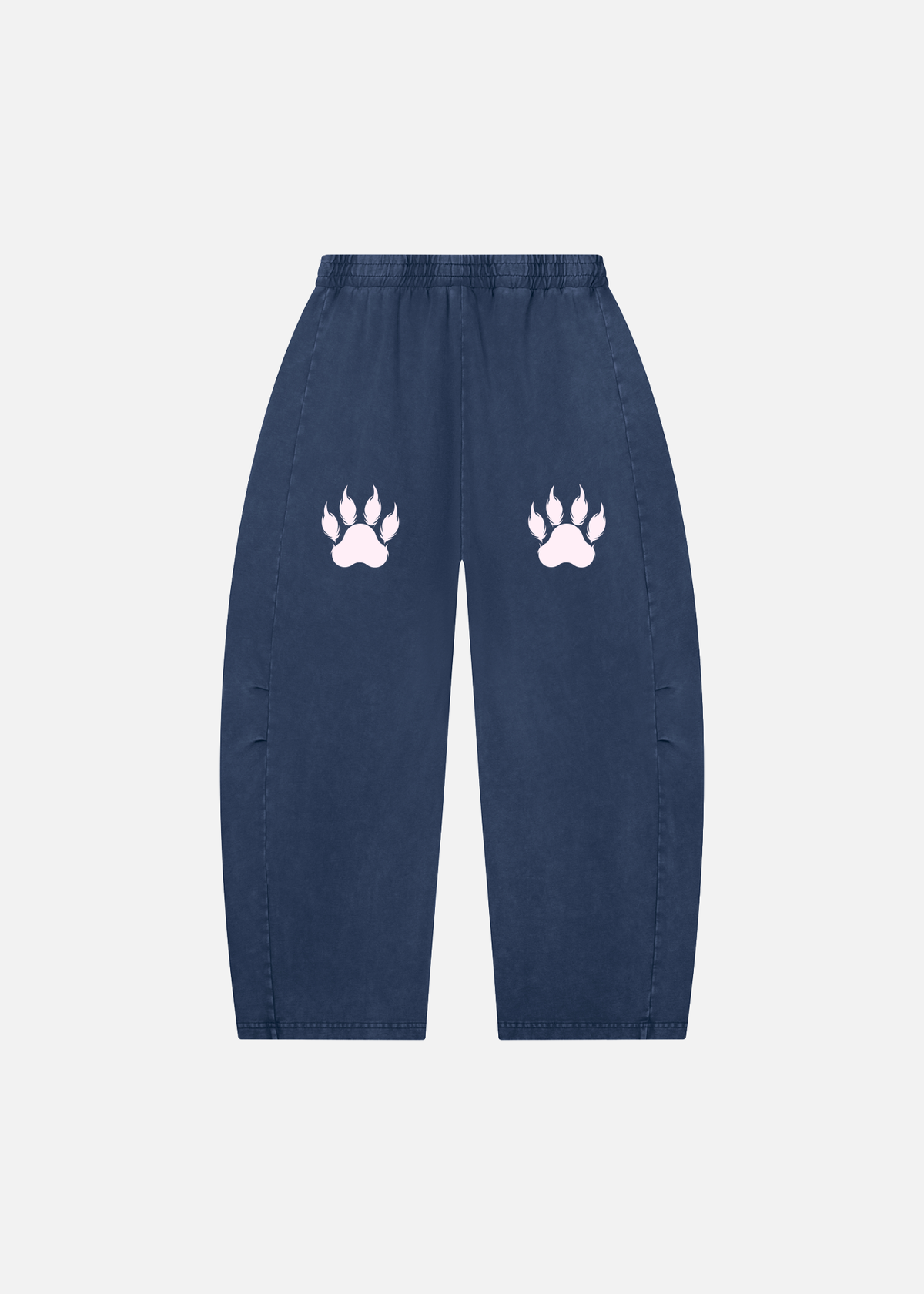 Tahoe Mineral Wash Blue Barrel-Leg Pants