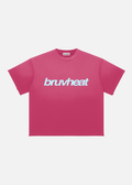 Rival Sunfade Rose Red Raw-Edge T-Shirt