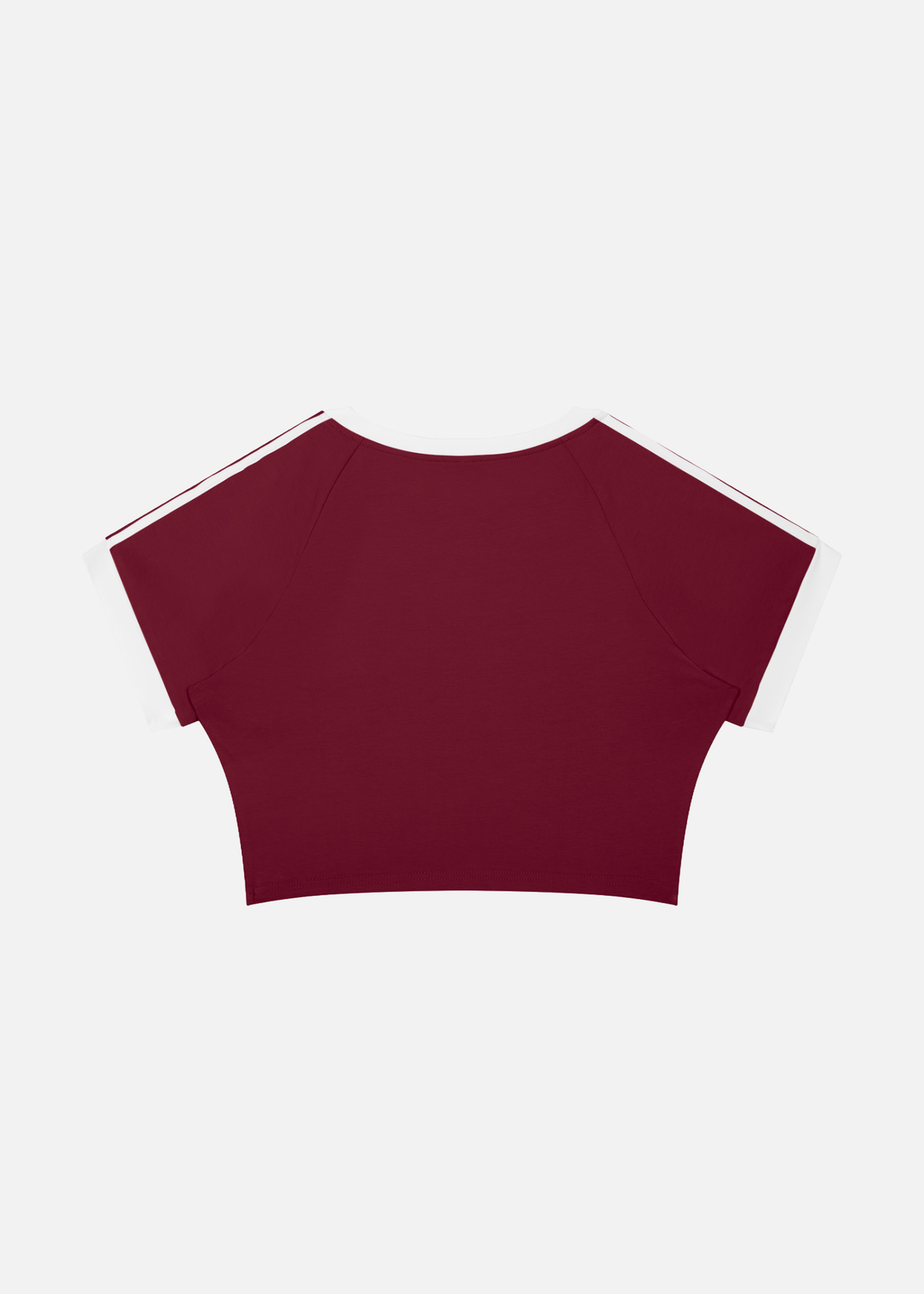 Maybe Red Raglan Crop T-Shirt