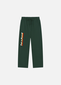 Landon Hunter Green Straight-Leg Sweatpants
