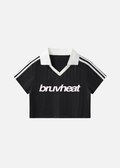 Stryker Black Striped Boxy Soccer Jersey