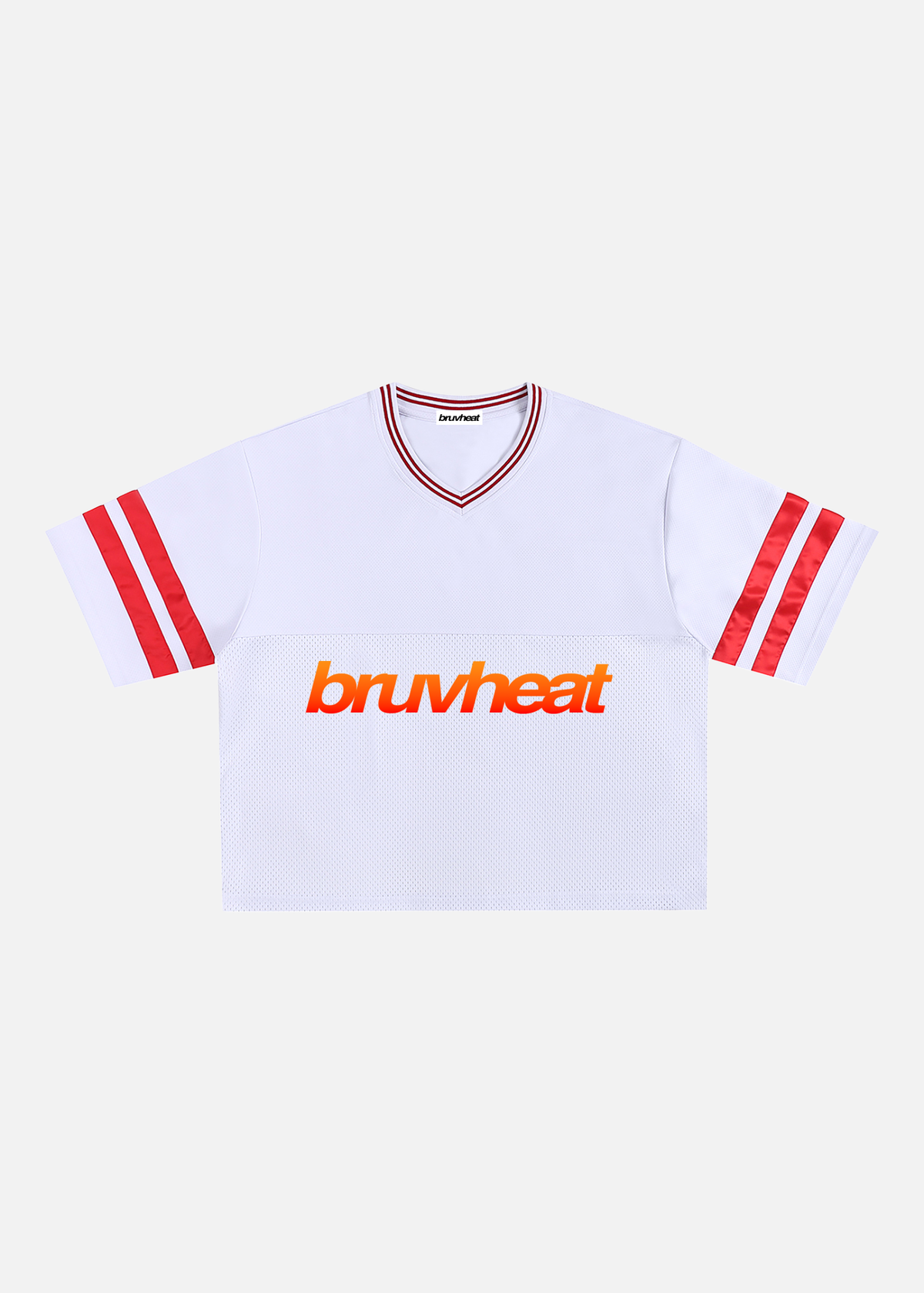 Trigger White Taped Mesh Boxy T-Shirt