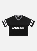 Trigger Black Taped Mesh Boxy T-Shirt