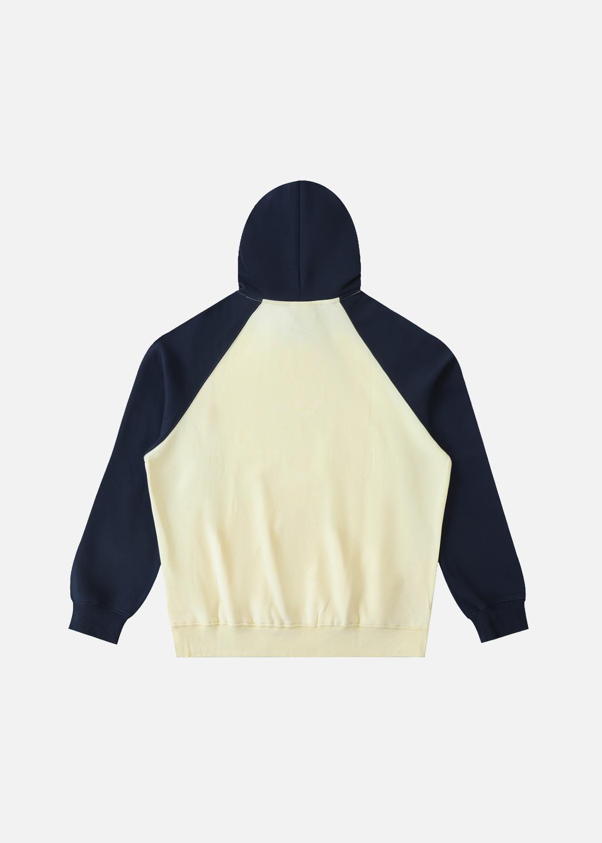Malibu Apricot & Navy Raglan Hoodie